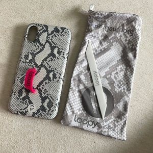 IPhone XR loopy case with extra loop